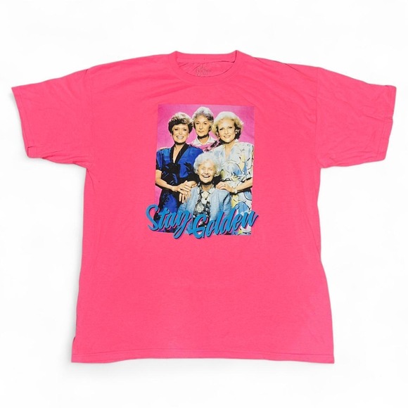 Other - Golden Girls Stay Golden Pink Tee Shirt XL